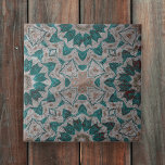 Geometriska Löv av stenliknande Grått-texturerad G Kakelplatta<br><div class="desc">Basen på den här keramiska plattan har en texturerad, stenliknande grått-bakgrund som lägger till djup och karaktär till den övergripande designen. Med den här bakgrunden är mönster av emerald grönt löv invecklad, som beskrivs med bra linjer för att beskriva deras naturliga vener. Dessa löv är uppställda i en symmetrisk harmoni...</div>