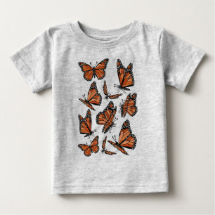 Geometriska monarkfjärilar tee