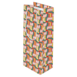 Geometriska Pinhjul med färgstark Abstrakt