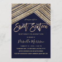 Geometriska randar söta 16 för guld- glitterSequin