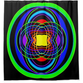 Geometriska regnbågsformer av färg