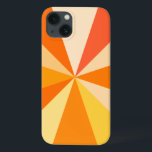 Geometriska rekord för modern 60-sekunders Funky i<br><div class="desc">Den här höftledrivna,  retro 60s-inspirerade popkonsdesignen har psykedeliska orangar/solsprängningar som skjuter ut i ett geometriskt mönster. Den här funkyn,  minimalistisk och ultratunn mod-designen har tolv ljusstrålar i olika skuggor av orange. Den&#39;s groovy,  baby.</div>