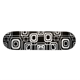 Geometriska rutor Abstrakt projektionsskateboard Skateboard Bräda 19,5 Cm
