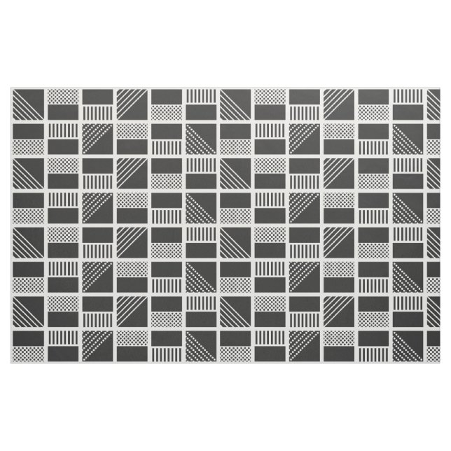 Geometriska rutor anpassat tyg (Fat Quarter)