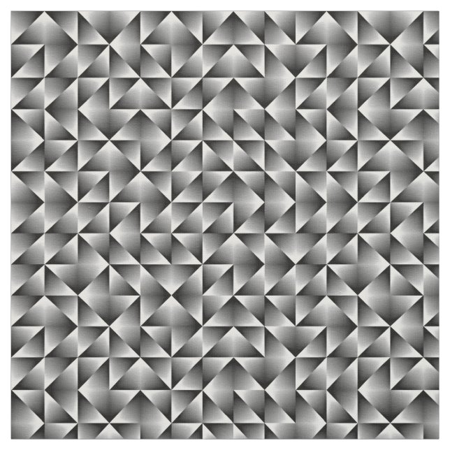 Geometriska rutor med svart Grått Vit Retro-Chic Tyg (Provkarta)
