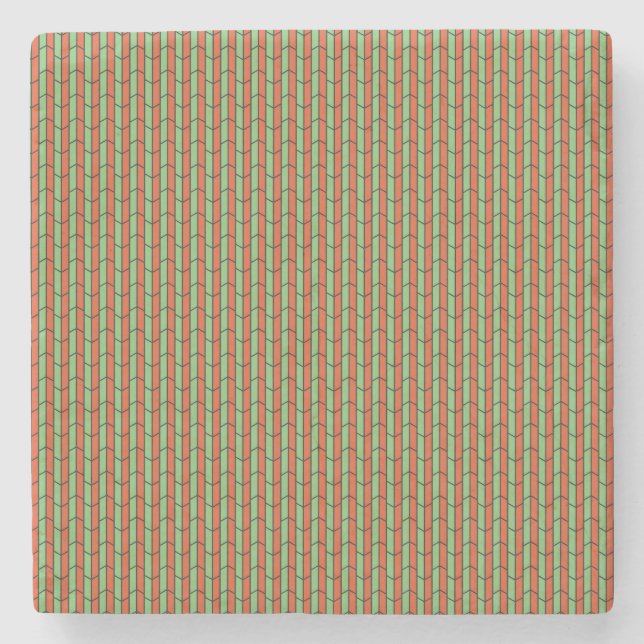 Geometriska rutor stenunderlägg (Framsidan)