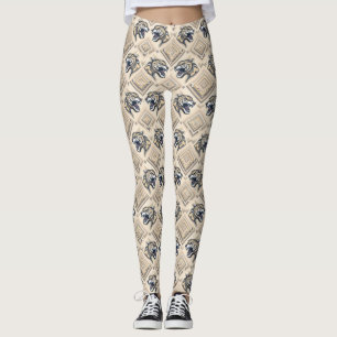 Geometriska Schakalmönstrade Leggings – Tribal Str