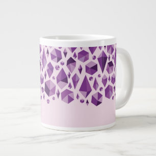 Geometriska smyckeformer för Lila Jumbo Mugg