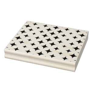 Geometriska stjärnor konst frimärke stämpel