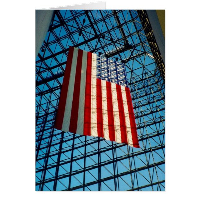 geometriska stjärnor och rand hälsningskort (Framsidan)