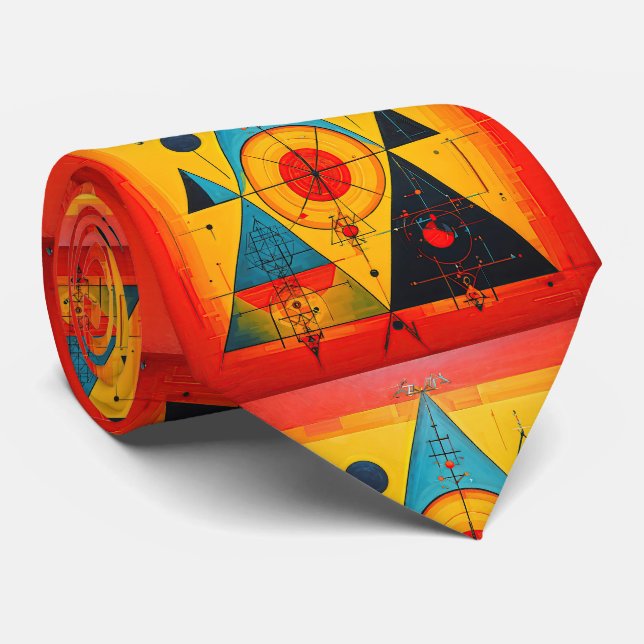 Geometriska symboler Abstrakt #01 Slips (Rullad)