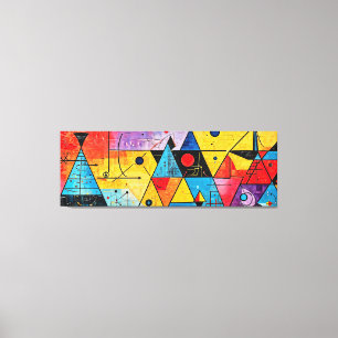 Geometriska symboler Abstrakt #02 Canvastryck