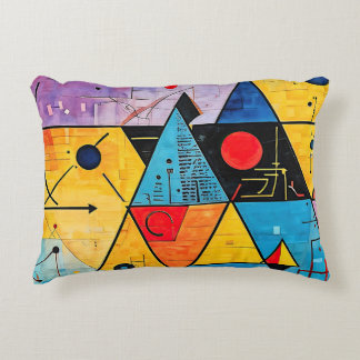 Geometriska symboler Abstrakt #02 Prydnadskudde