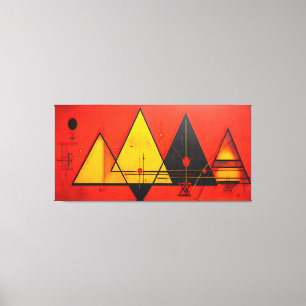 Geometriska symboler, Abstrakt nr 03. Canvastryck