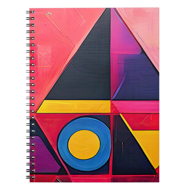 Geometriska symboler, Abstrakt nr 04. Anteckningsbok (Framsidan)