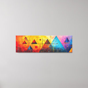 Geometriska symboler, Abstrakt nr 05. Canvastryck