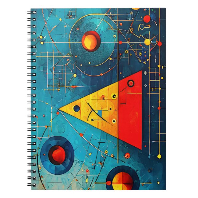 Geometriska symboler, Abstrakt nr 06. Anteckningsbok (Framsidan)