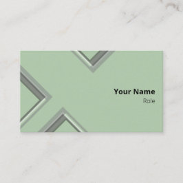 Geometriska triangelformer för den senaste Grönten Visitkort