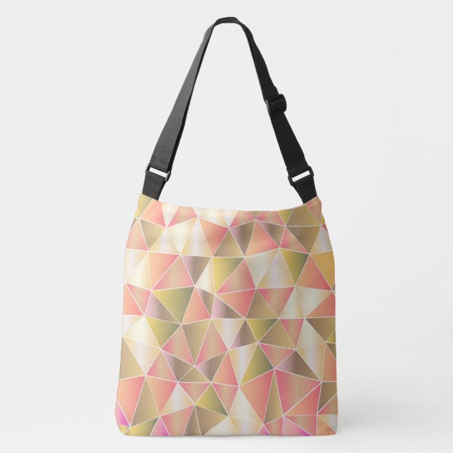 Geometriska trianglar axelväska (Framsida)