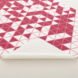 Geometriska trianglar för färgstark Rosa Magenta