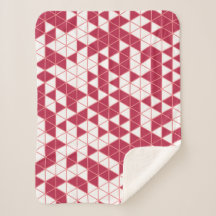 Geometriska trianglar för färgstark Rosa Magenta