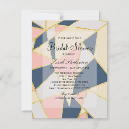 Geometriska trianglar för Multifärgadens Elegant Inbjudningar