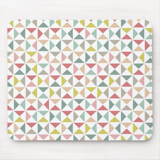 Geometriska trianglar musmatta (Framsidan)