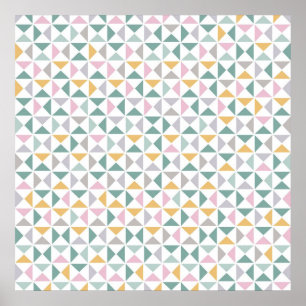 Geometriska trianglar poster