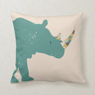 Geometriska trianglar Rhino Cushion Kudde