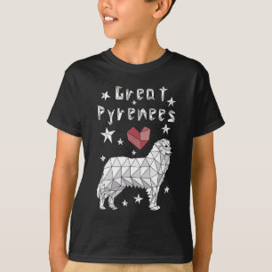 Geometriska underbara Pyrenees Tee Shirt