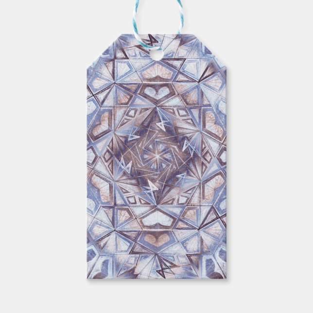 Geometriska världar presentetikett (Framsidan)
