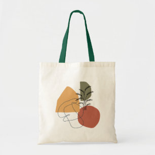 Geometriskt, Abstrakt, Minimalt, Modern, Pastellkr Tygkasse