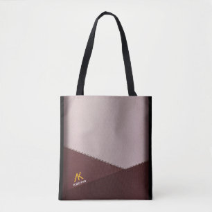 Geometriskt anpassat Tote bags: Snyggt Statemen Tygkasse
