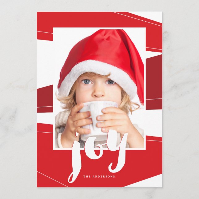 Geometriskt block | Rött jokertecken (Framsida)