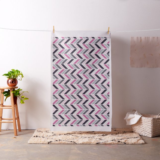 Geometriskt Chevron-mönster Tyg (In Situ)