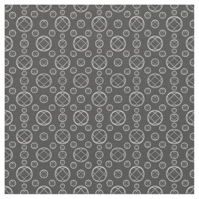 Geometriskt cirkelmotiv sömlöst mönster tyg (Närbild)