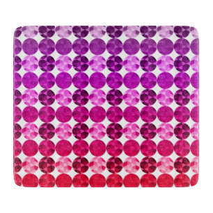 Geometriskt cirklar det purpurfärgade rosa röda