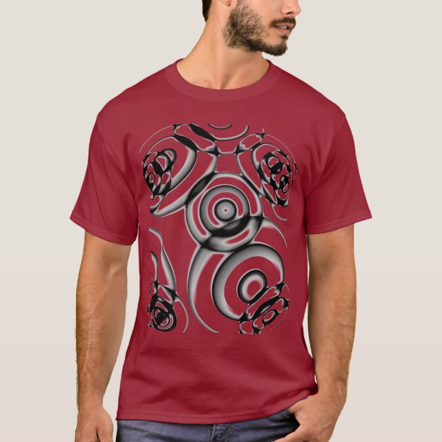 Geometriskt cirklar tee (Framsida)
