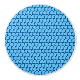 Geometriskt djupblått mönster  knopp