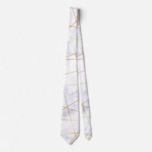 geometriskt elegantt guld för faux för slips