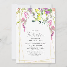 Geometriskt färgämne för Wildblomma natten före