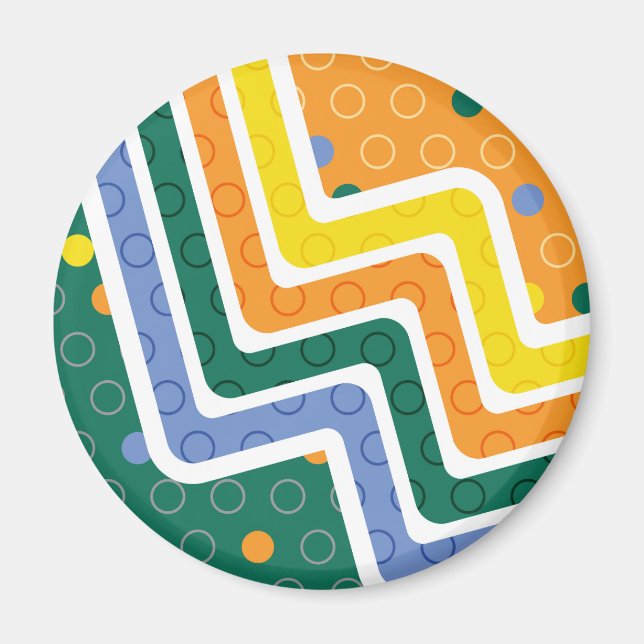Geometriskt Figurer 3 Magnet (Framsidan)