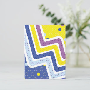 Geometriskt Figurer 5 Helg Vykort