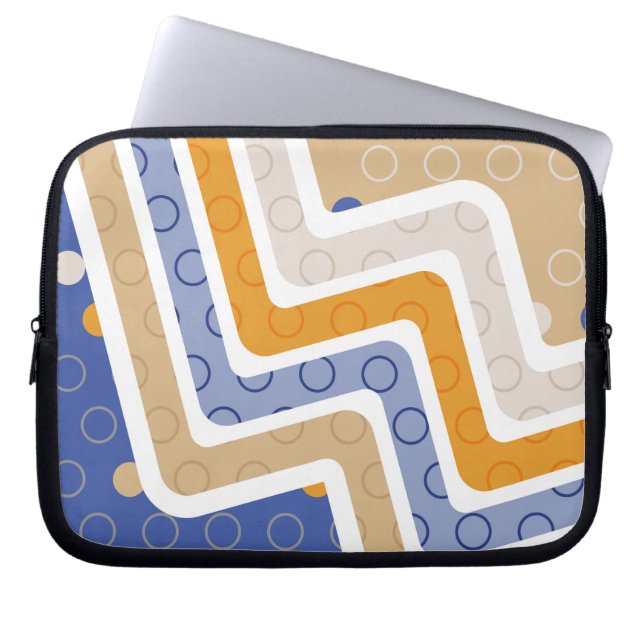 Geometriskt Figurer 6 Laptop Fodral (Framsidan)