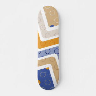 Geometriskt Figurer 6 Mini Skateboard Bräda 18,5 Cm