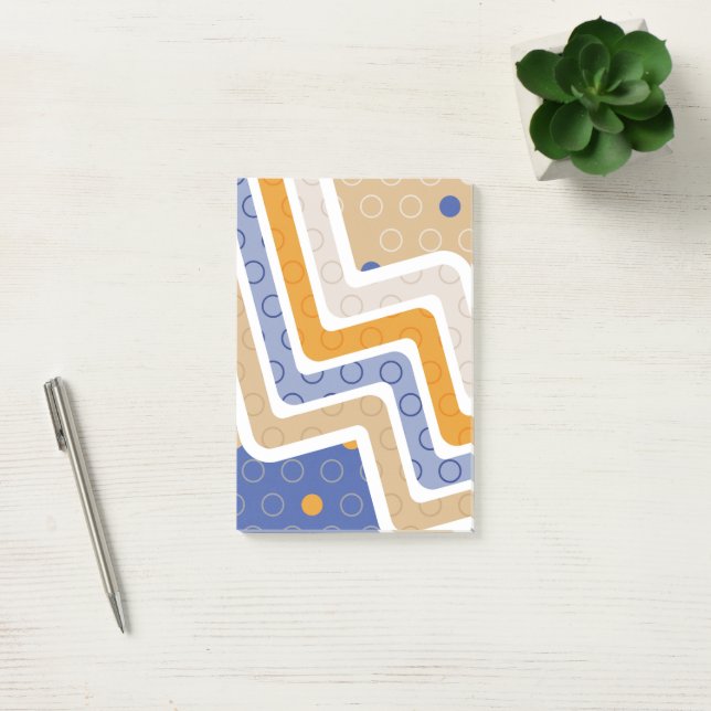 Geometriskt Figurer 6 Post-it Block (Kontor)