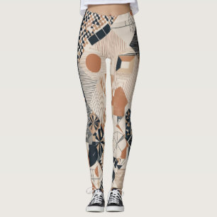 Geometriskt flöde: Modern legance Leggings design