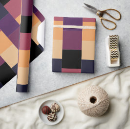 Geometriskt gradientinslagspapper presentpapper