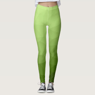 Geometriskt grått, ombre-övertoningsnät mönster leggings