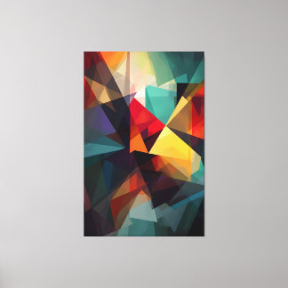 Geometriskt harmoni - Kanvastryck för Abstrakt